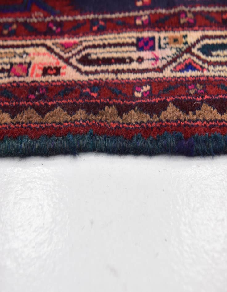 Detail image of  4' 8 x 9' 5  Hand Knotted Farahan Persian Wool Runner Rug