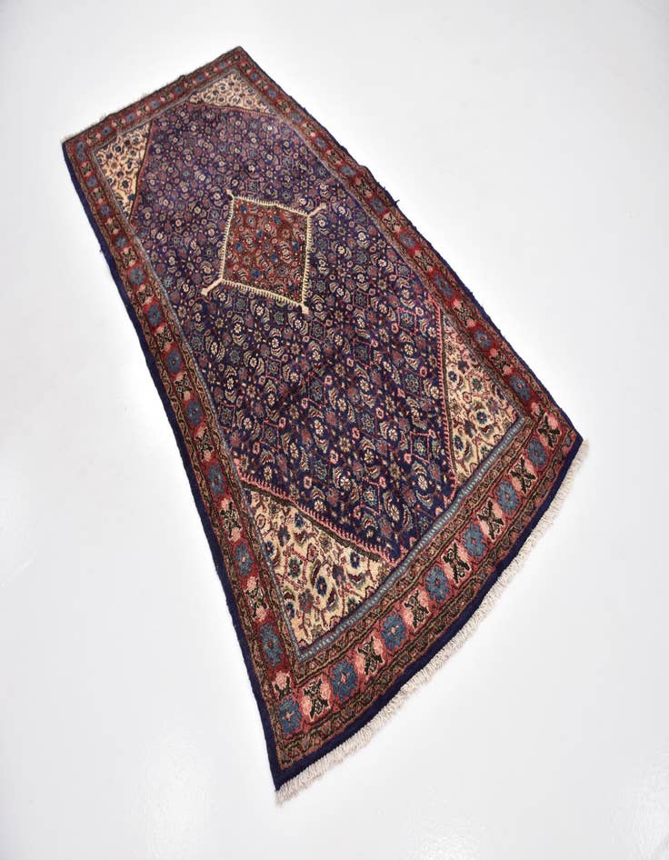 Detail image of  4' 5 x 9' 4  Hand Knotted Farahan Persian Wool Runner Rug