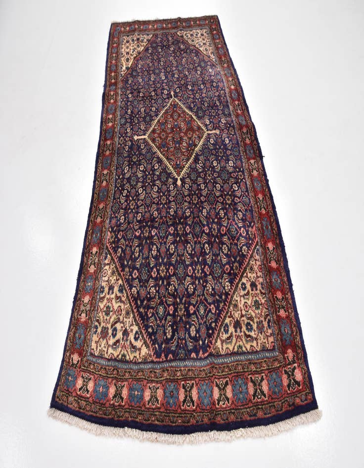 Detail image of  4' 5 x 9' 4  Hand Knotted Farahan Persian Wool Runner Rug