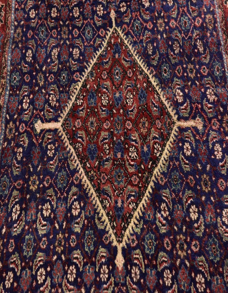 Detail image of  4' 5 x 9' 4  Hand Knotted Farahan Persian Wool Runner Rug