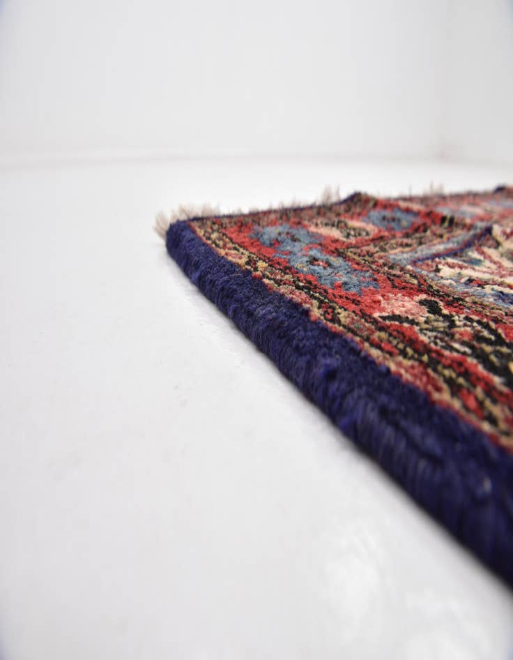 Detail image of  4' 5 x 9' 4  Hand Knotted Farahan Persian Wool Runner Rug