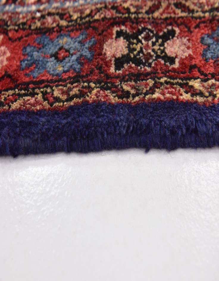 Detail image of  4' 5 x 9' 4  Hand Knotted Farahan Persian Wool Runner Rug