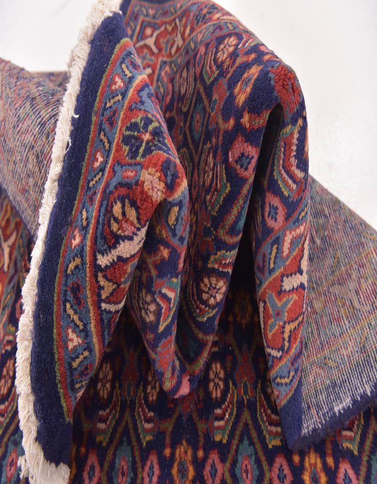 Detail image of 3' 7 x 10' 8 Hand Knotted Farahan Persian Wool Runner Rug