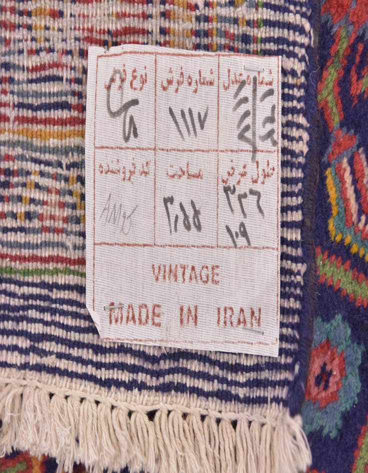 Detail image of 3' 7 x 10' 8 Hand Knotted Farahan Persian Wool Runner Rug