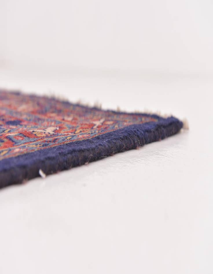 Detail image of 3' 7 x 10' 8 Hand Knotted Farahan Persian Wool Runner Rug