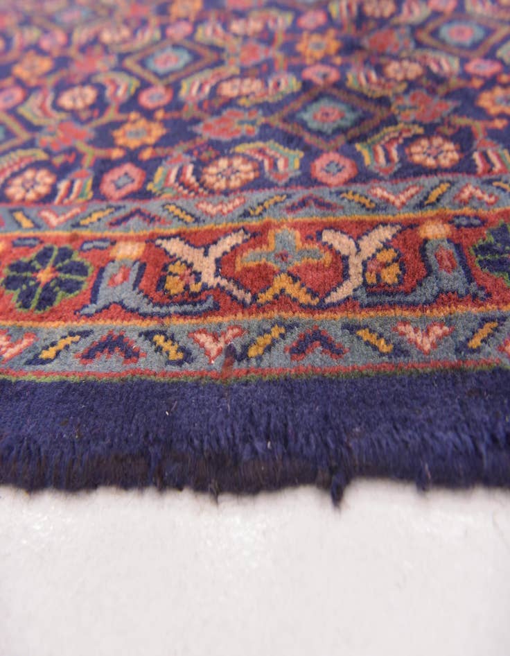 Detail image of 3' 7 x 10' 8 Hand Knotted Farahan Persian Wool Runner Rug