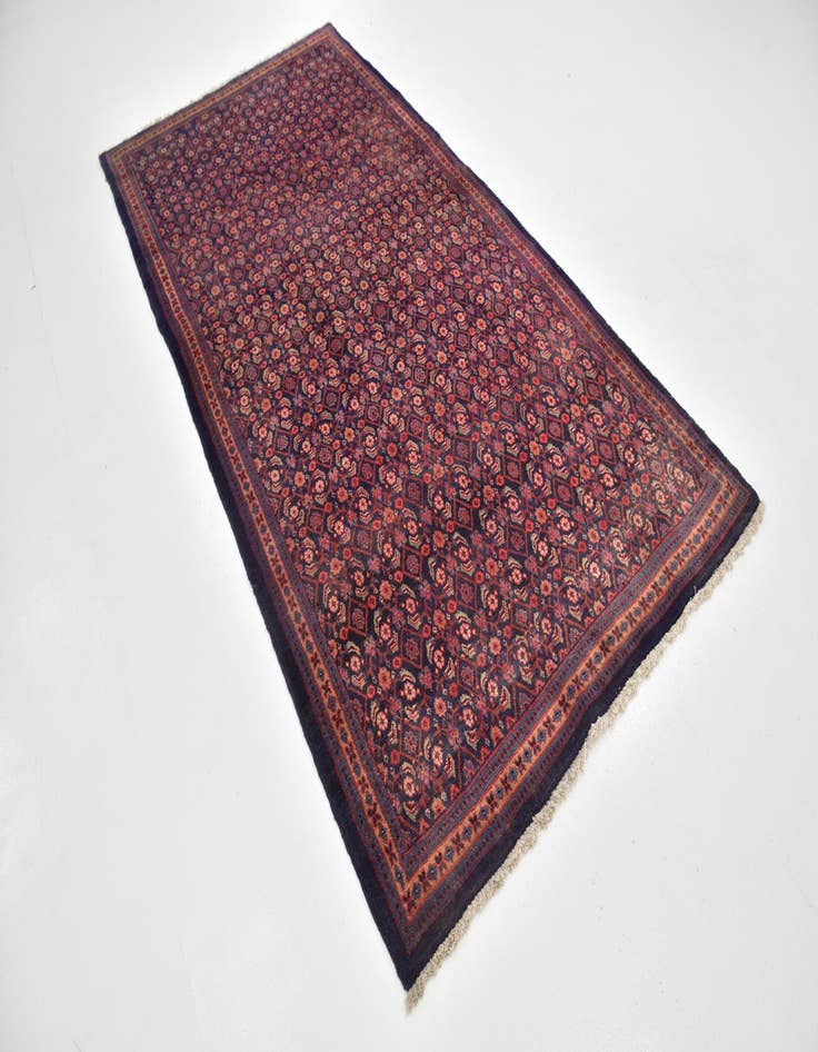 Detail image of  4' 9 x 9' 7  Hand Knotted Farahan Persian Wool Runner Rug