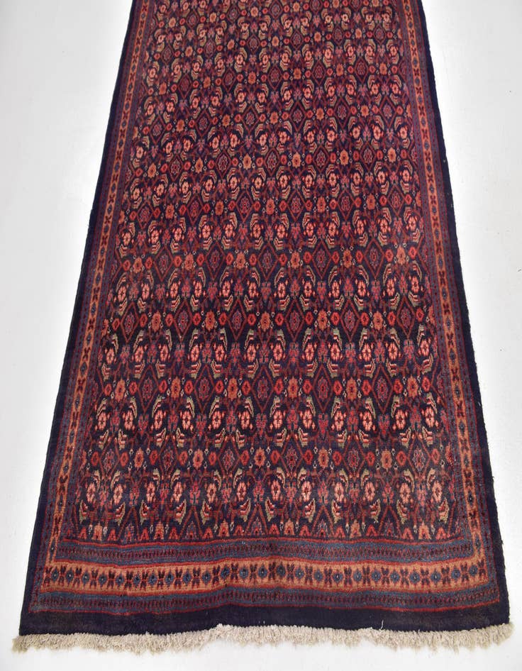 Detail image of  4' 9 x 9' 7  Hand Knotted Farahan Persian Wool Runner Rug