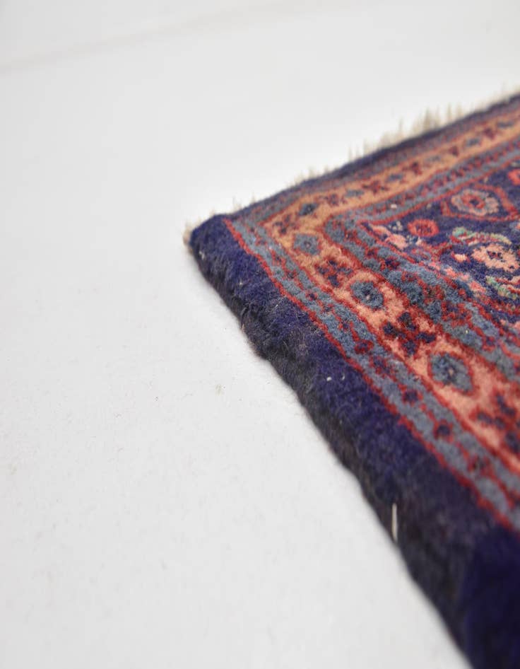 Detail image of  4' 9 x 9' 7  Hand Knotted Farahan Persian Wool Runner Rug