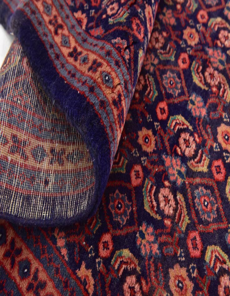 Detail image of  4' 9 x 9' 7  Hand Knotted Farahan Persian Wool Runner Rug