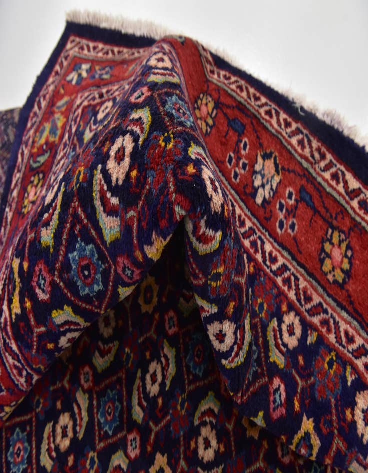 Detail image of  4' 6 x 10' 3  Hand Knotted Farahan Persian Wool Runner Rug