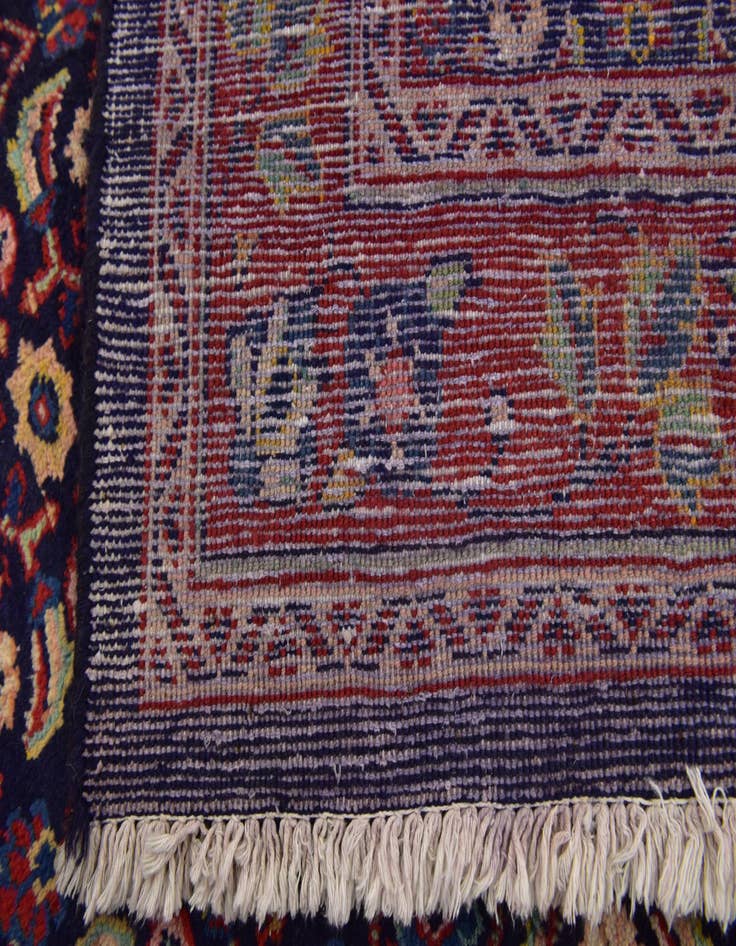 Detail image of  4' 6 x 10' 3  Hand Knotted Farahan Persian Wool Runner Rug