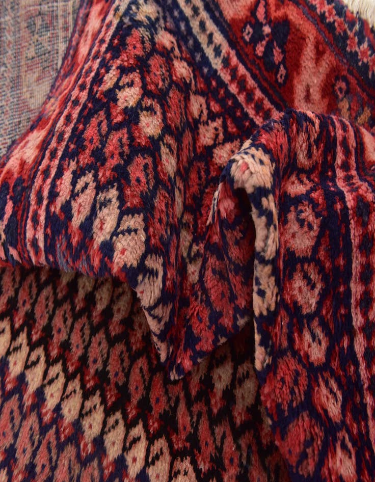 Detail image of  3' 8 x 10' 7  Hand Knotted Farahan Persian Wool Runner Rug