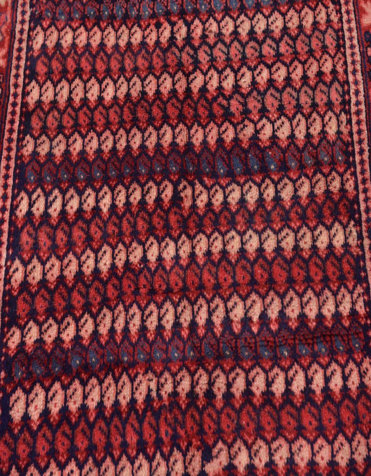 Detail image of  3' 8 x 10' 7  Hand Knotted Farahan Persian Wool Runner Rug