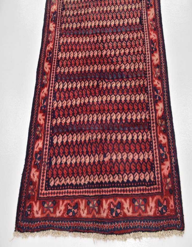 Detail image of  3' 8 x 10' 7  Hand Knotted Farahan Persian Wool Runner Rug