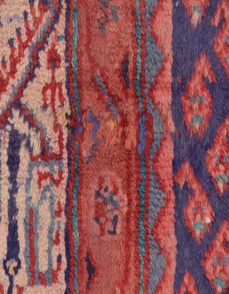 Detail image of  3' 5 x 10'  Hand Knotted Farahan Persian Wool Runner Rug
