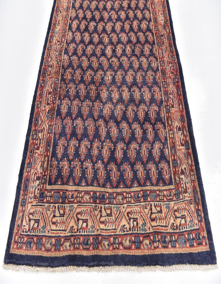 Detail image of  4' 5 x 10' 7 Farahan Wool Runner Rug