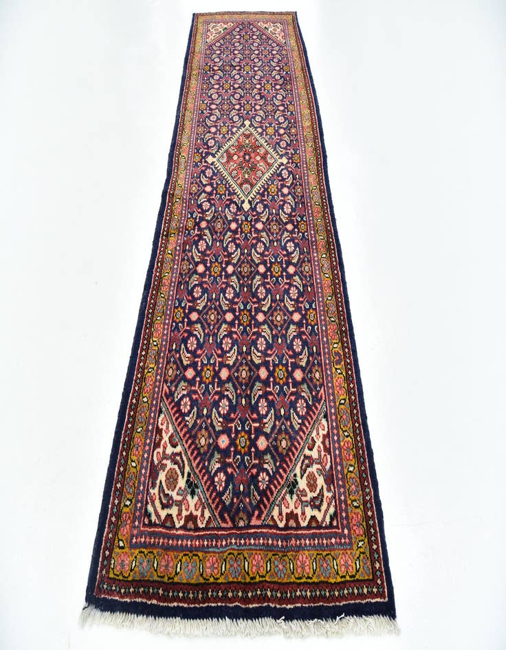 Detail image of  3' 8 x 10' 6  Hand Knotted Farahan Persian Wool Runner Rug