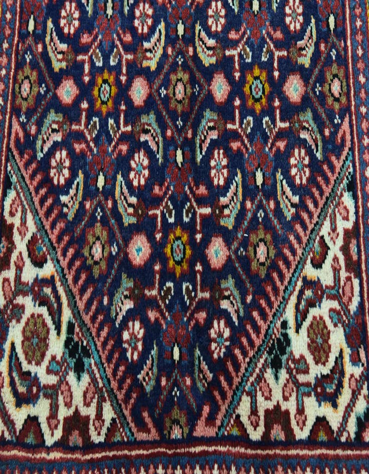 Detail image of  3' 8 x 10' 6  Hand Knotted Farahan Persian Wool Runner Rug