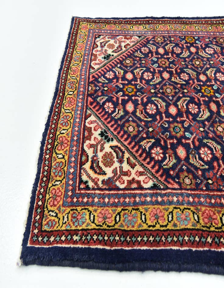 Detail image of  3' 8 x 10' 6  Hand Knotted Farahan Persian Wool Runner Rug