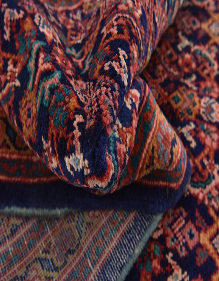 Detail image of  3' 7 x 10' 5  Hand Knotted Farahan Persian Wool Runner Rug