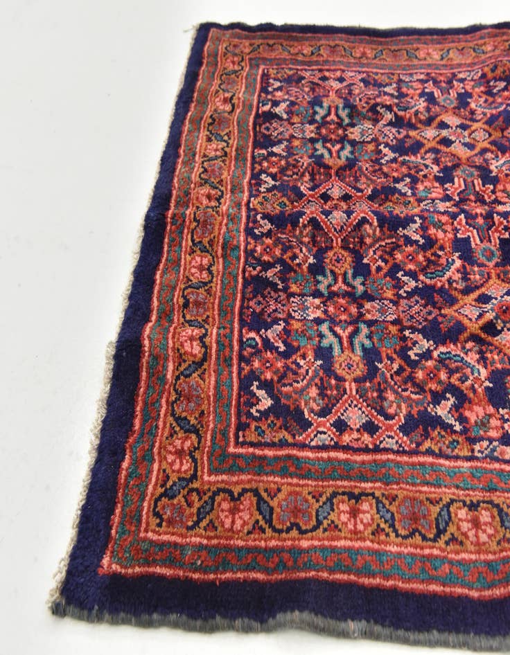 Detail image of  3' 7 x 10' 5  Hand Knotted Farahan Persian Wool Runner Rug