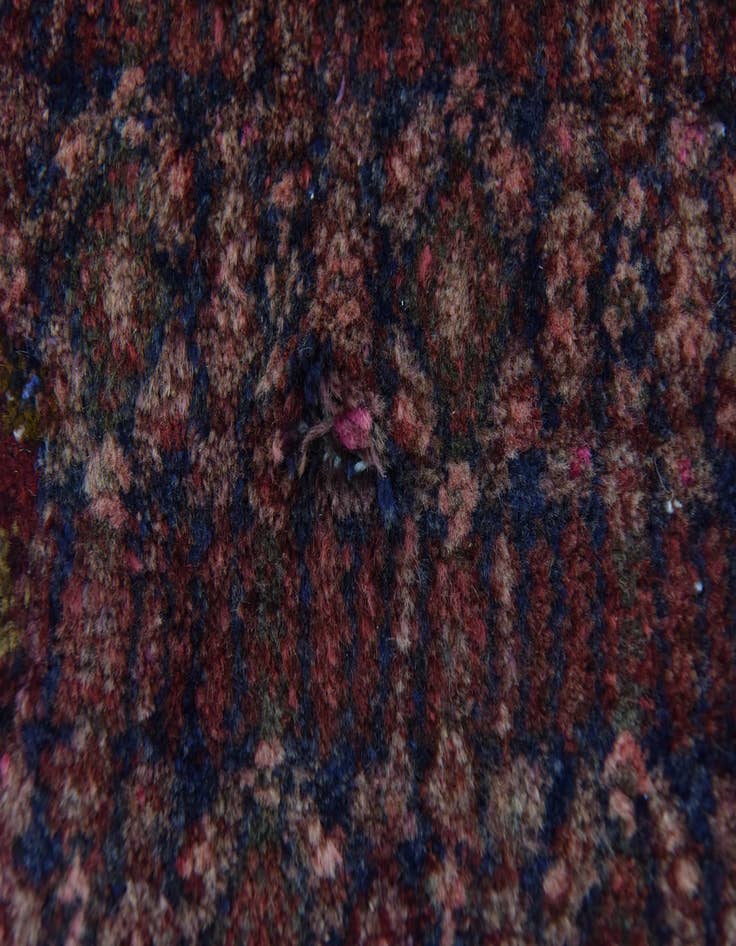 Detail image of 5' x 10' Hand Knotted Farahan Persian Wool Runner Rug