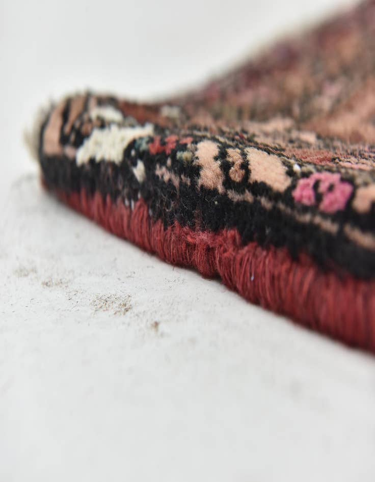 Detail image of 5' x 10' Hand Knotted Farahan Persian Wool Runner Rug