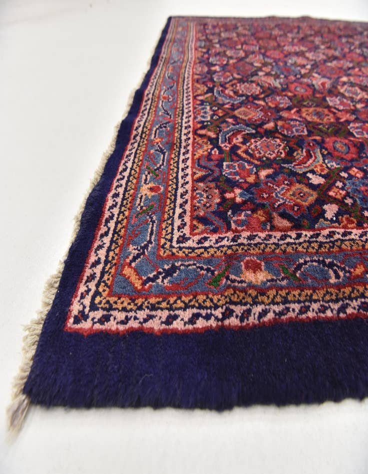 Detail image of  4' 7 x 10' 5  Hand Knotted Farahan Persian Wool Runner Rug