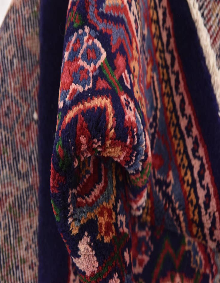 Detail image of  4' 7 x 10' 5  Hand Knotted Farahan Persian Wool Runner Rug