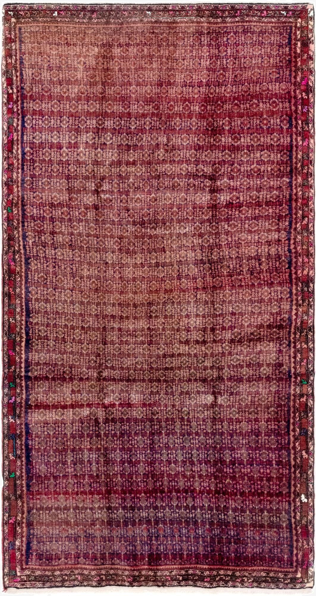  5' x 10'  Hand Knotted Farahan Persian Wool Runner Rug