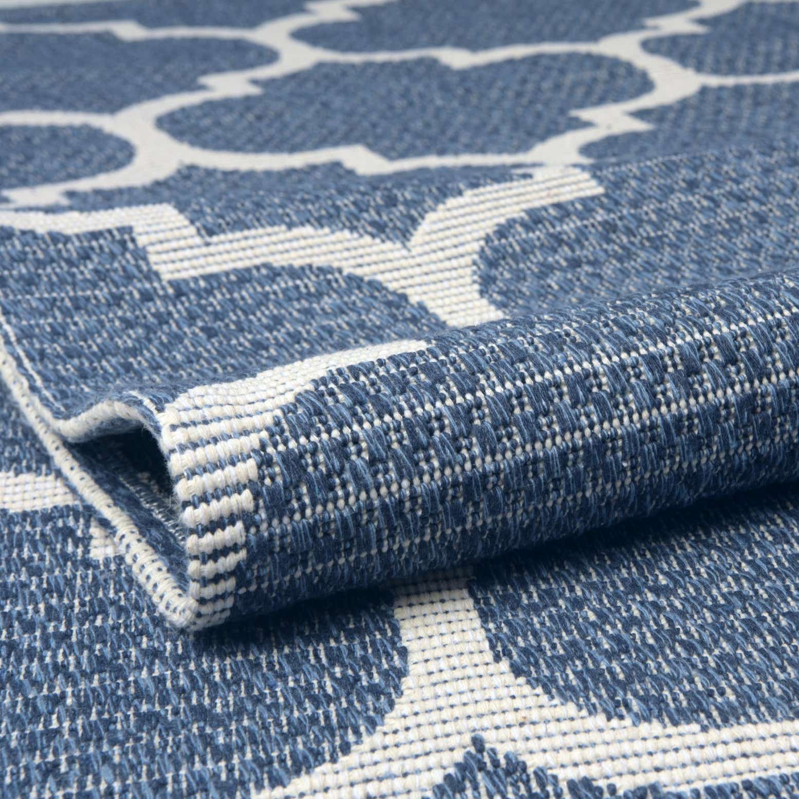 Navy Blue 2' x 7' 10 Georgia Runner Rug | Rugs.com