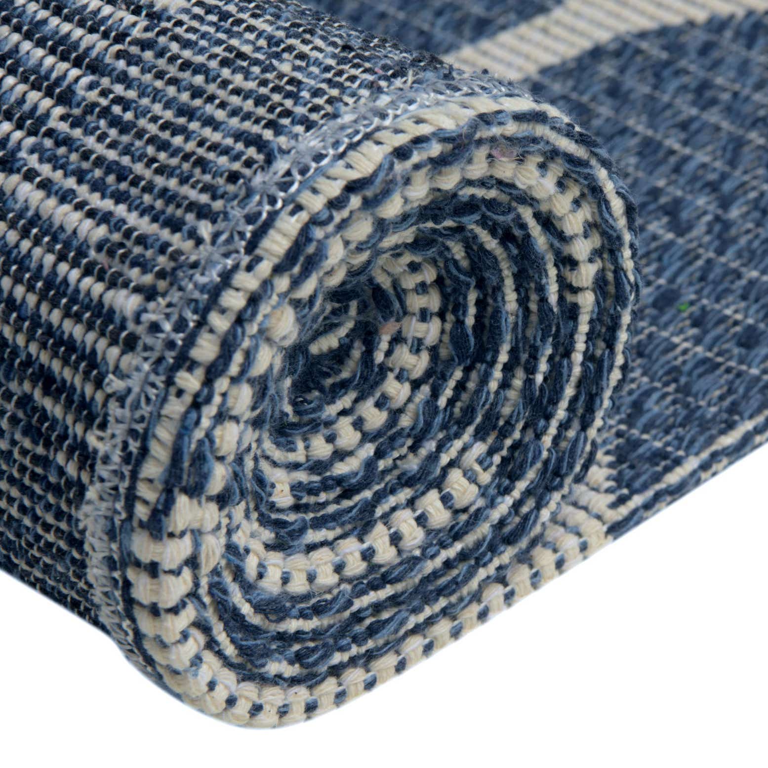 Navy Blue 2' x 7' 10 Georgia Runner Rug | Rugs.com