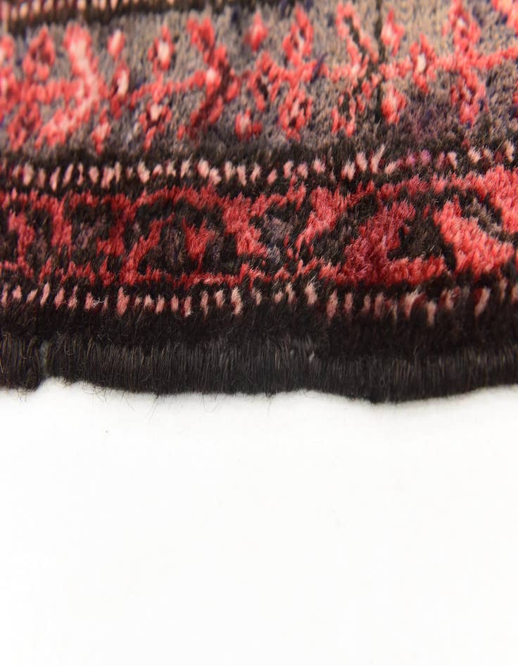 Detail image of  3' 6 x 9' 7  Hand Knotted Hamedan Persian Wool Runner Rug