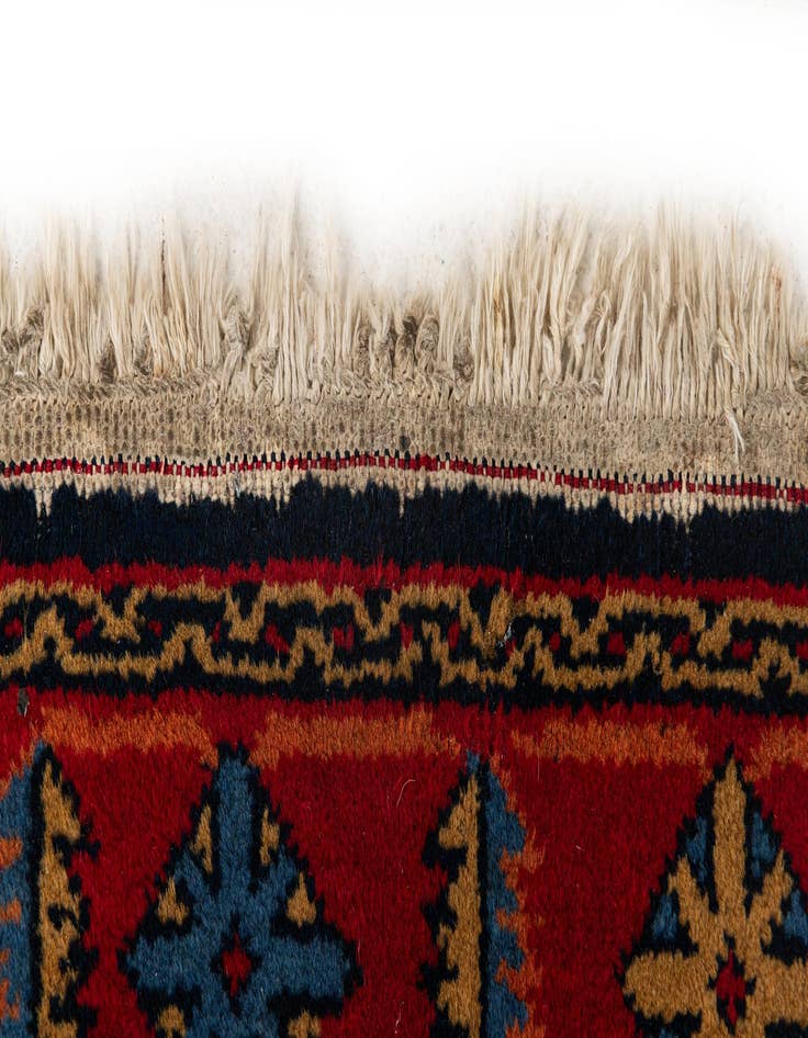 Detail image of  2' 10 x 12' 2  Hand Knotted Hamedan Persian Wool Runner Rug