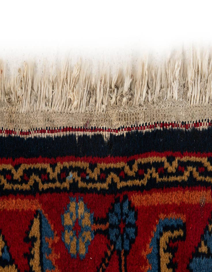 Detail image of  2' 10 x 12' 2  Hand Knotted Hamedan Persian Wool Runner Rug