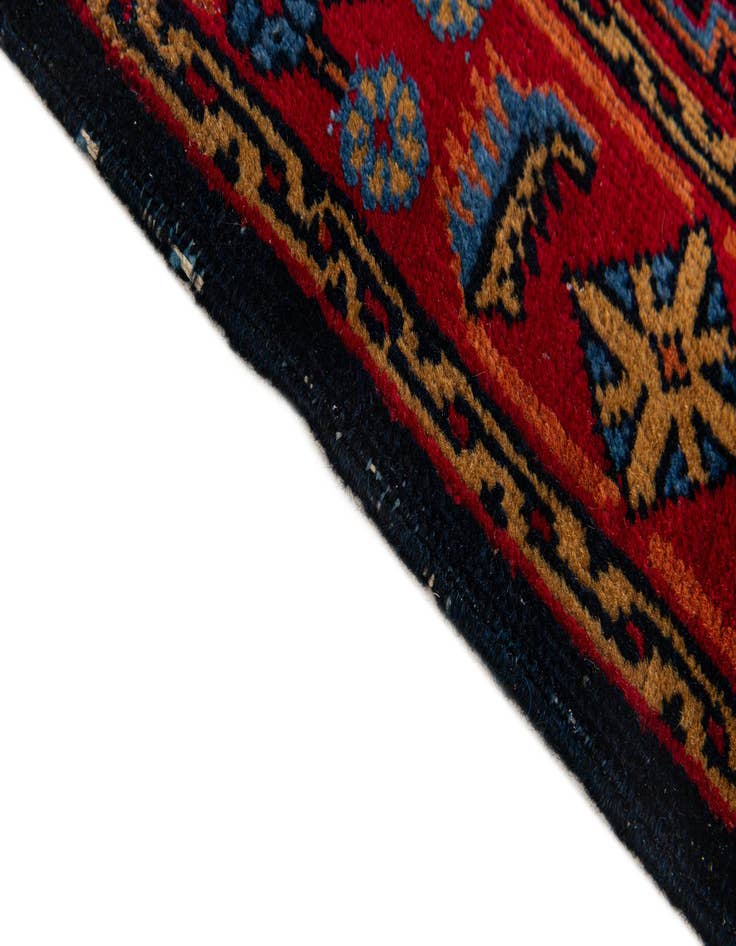 Detail image of  2' 10 x 12' 2  Hand Knotted Hamedan Persian Wool Runner Rug