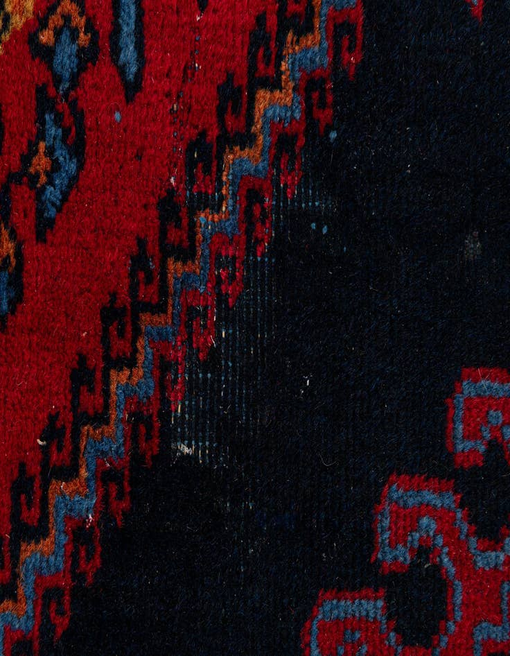 Detail image of  2' 10 x 12' 2  Hand Knotted Hamedan Persian Wool Runner Rug