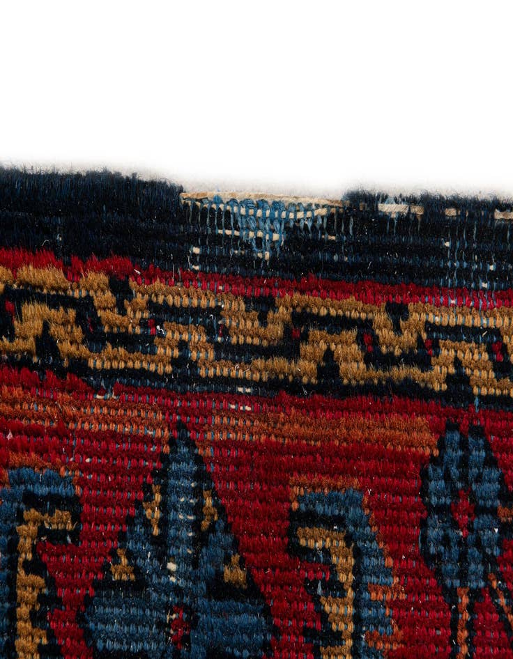 Detail image of  2' 10 x 12' 2  Hand Knotted Hamedan Persian Wool Runner Rug
