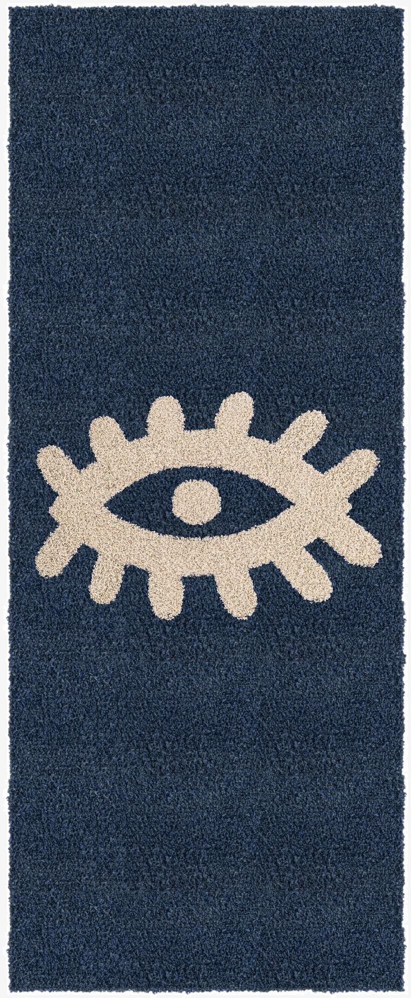  2' x 6' 1 Handtufted Wool Runner Rug