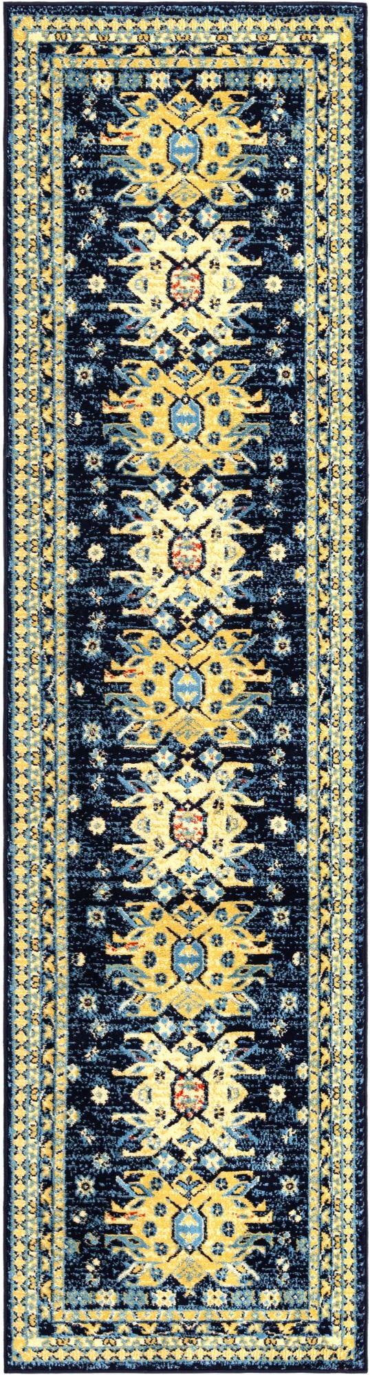  2' 7 x 10' Heris Runner Rug