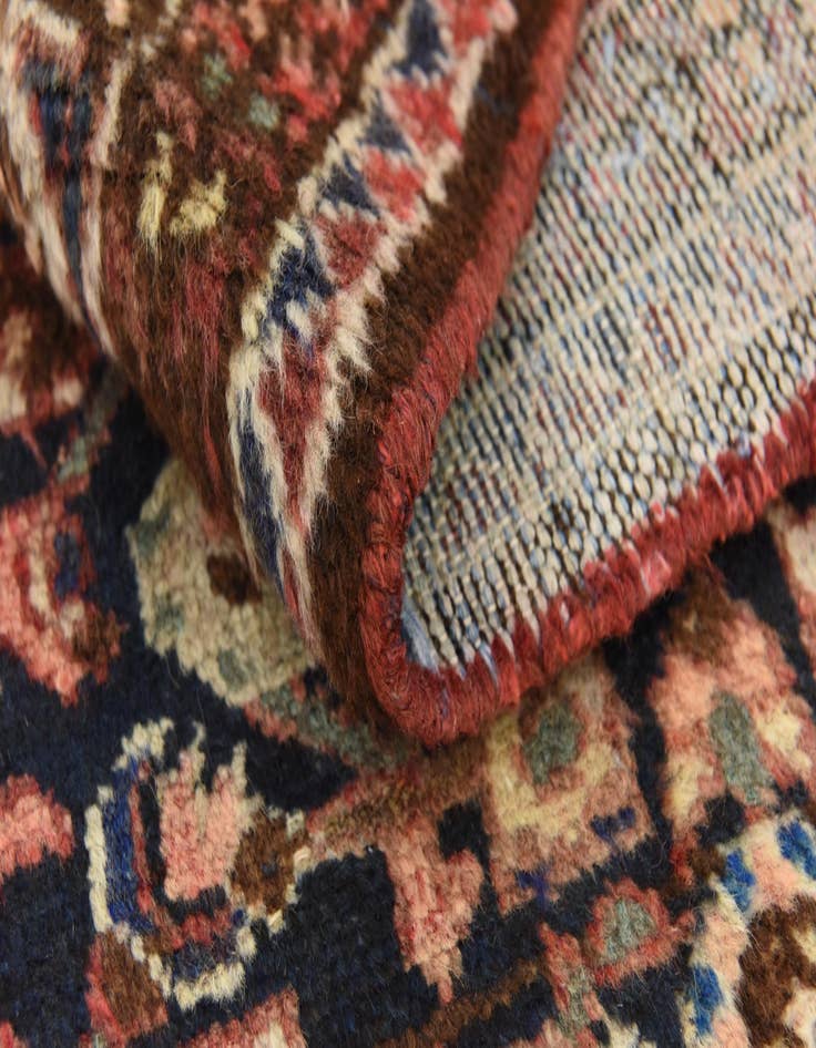 Detail image of  3' 8 x 10' 6  Hand Knotted Hossainabad Persian Wool Runner Rug