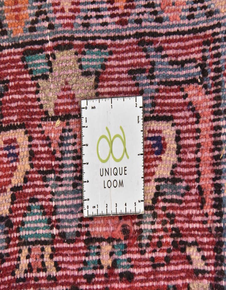 Detail image of  4' 10 x 10' 2  Hand Knotted Hossainabad Persian Wool Runner Rug