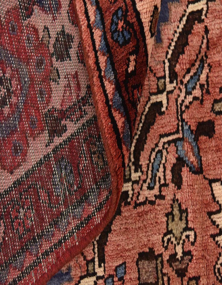 Detail image of  5' 9 x 10' 8  Hand Knotted Hossainabad Persian Wool Runner Rug