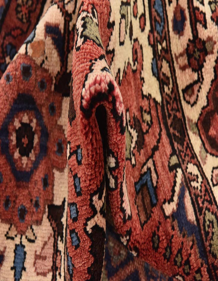 Detail image of  5' 9 x 10' 8  Hand Knotted Hossainabad Persian Wool Runner Rug