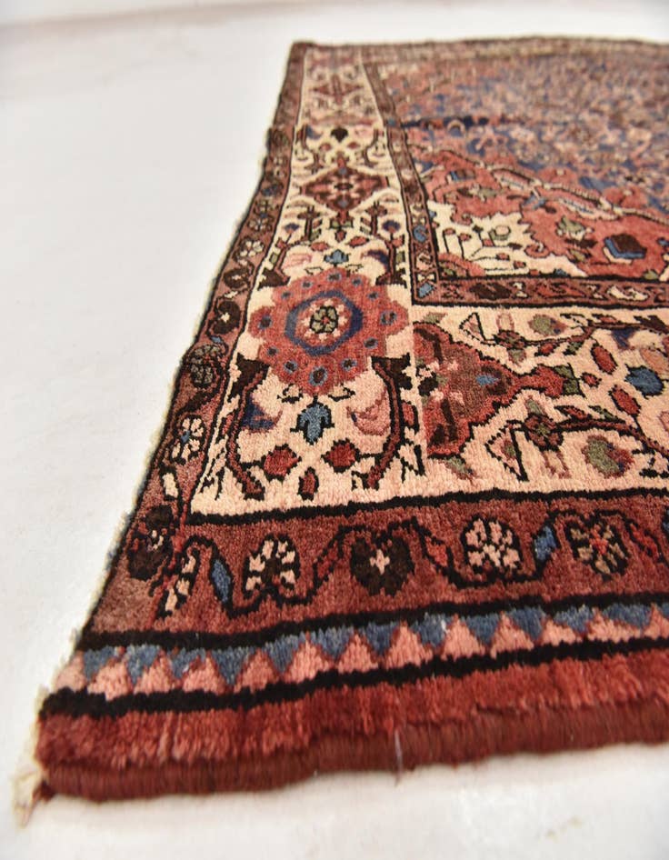 Detail image of  5' 9 x 10' 8  Hand Knotted Hossainabad Persian Wool Runner Rug
