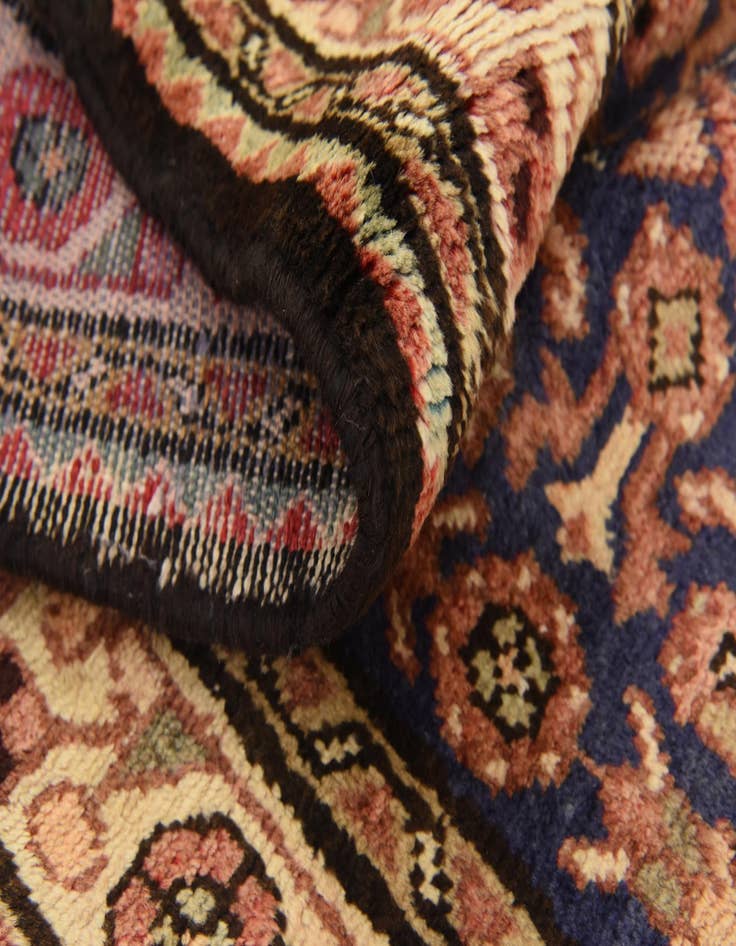 Detail image of  3' 5 x 10' 6  Hand Knotted Hossainabad Persian Wool Runner Rug