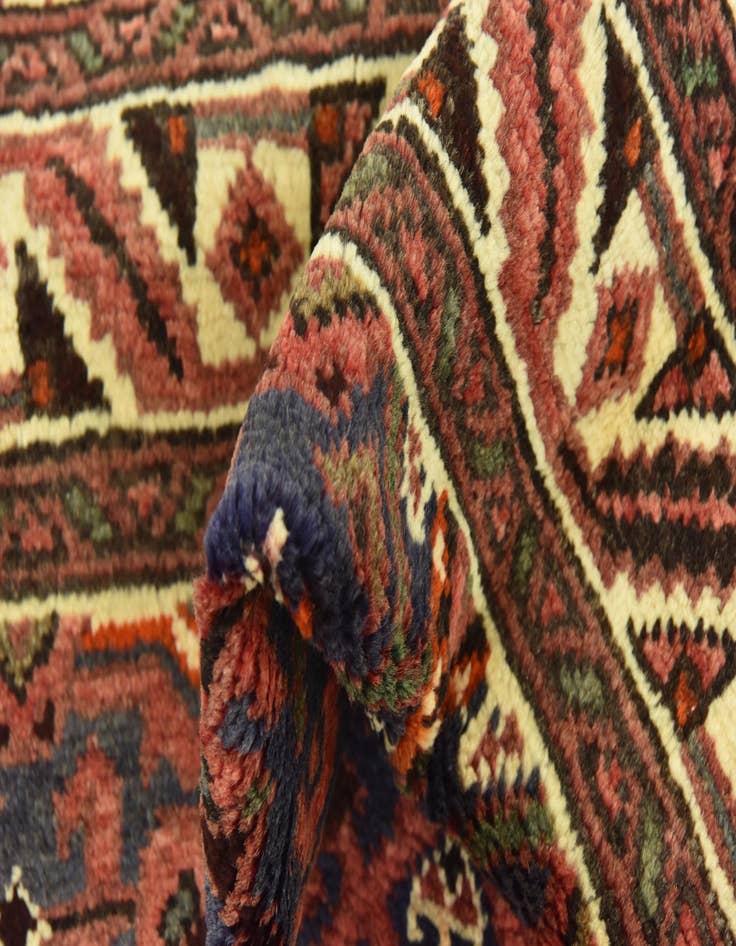 Detail image of  3' 9 x 10' 7  Hand Knotted Hossainabad Persian Wool Runner Rug