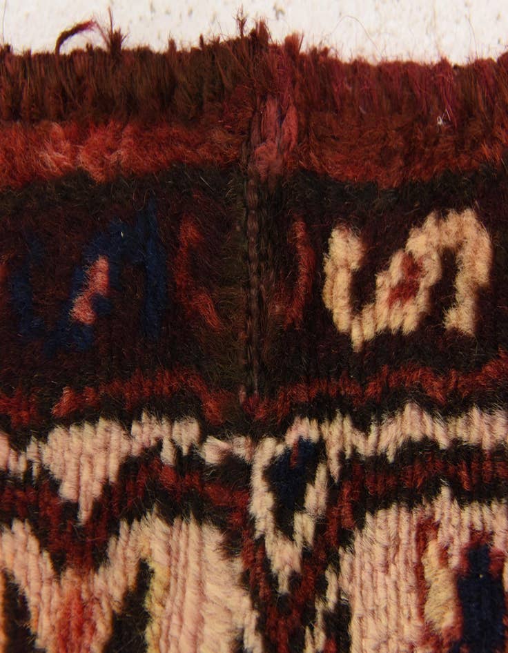 Detail image of  3' 6 x 10' 4  Hand Knotted Hossainabad Persian Wool Runner Rug