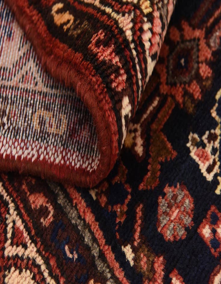 Detail image of  3' 6 x 10' 4  Hand Knotted Hossainabad Persian Wool Runner Rug